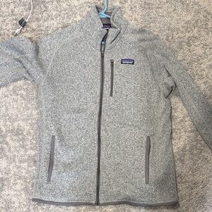 Patagonia Heather Gray Zip-Up Fleece